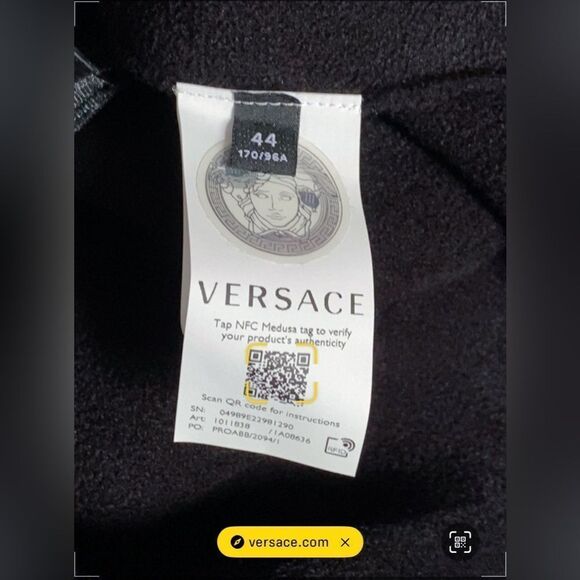 Versace Voluminous chenille knit mini dress size 44/us size 8 - Picture 12 of 13